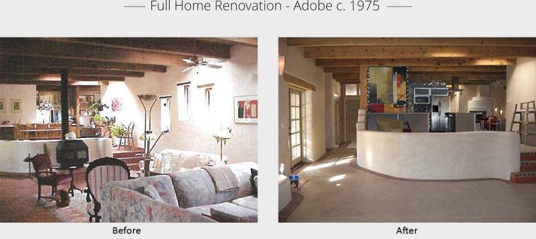 ______  Full Home Renovation - Adobe c. 1975  _______