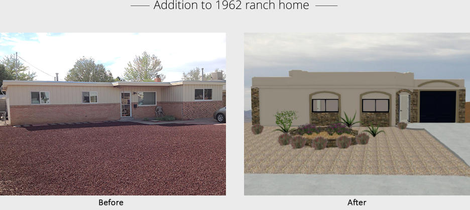 ______  Addition to 1962 ranch home  _______