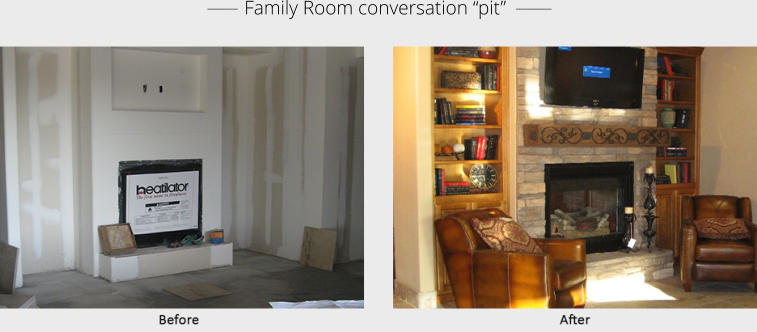 ______  Family Room conversation pit  _______