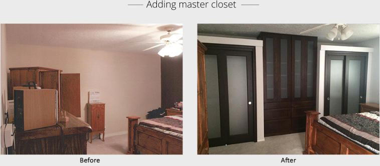 ______  Adding master closet  _______