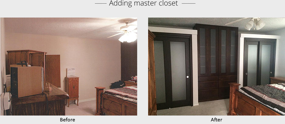 ______  Adding master closet  _______