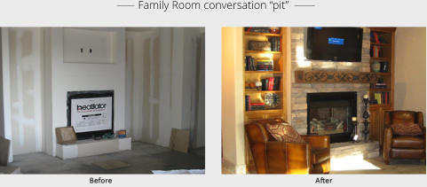 ______  Family Room conversation pit  _______