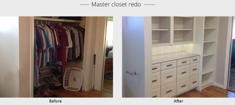______  Master closet redo  _______